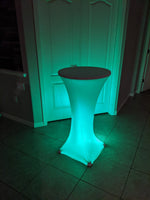 Light Up LED High Top Table PACKAGE