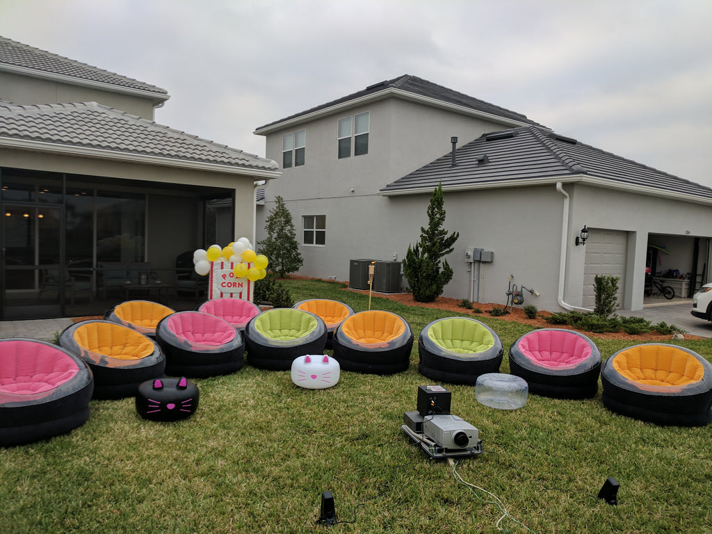 Lakewood Ranch Backyard Movie Party