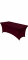 table covers burgundy