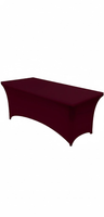 table covers burgundy