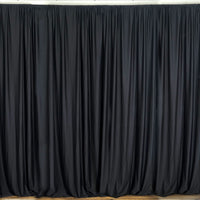 black photo backdrop with stand rental